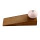2 Pieces Cream Pink Crackle Crackle Wooden Door Stopper